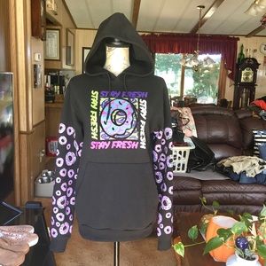 🍩Fresh Laundry stay fresh hoodie with donut 🍩 print